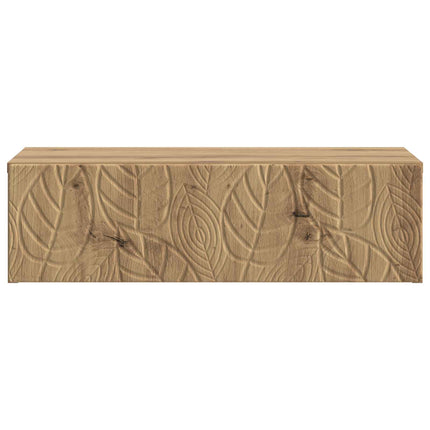 Väggmonterad sidobord Artisan-ek 59 x 34,5 x 17 cm