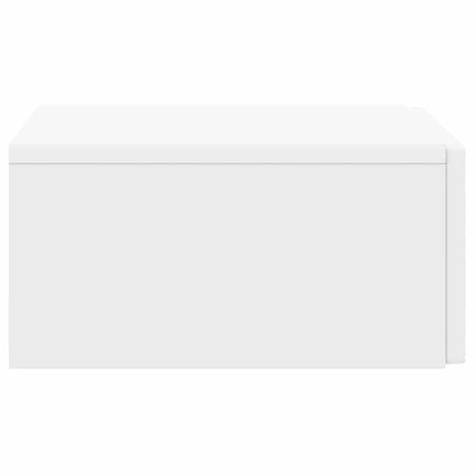 Väggmonterad sidobord Vit 87,5 x 34,5 x 17 cm Konstruerat trä