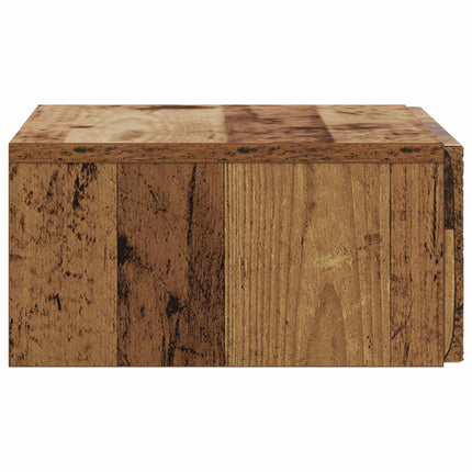 Väggmonterad sidobord Gammalt trä 87,5 x 34,5 x 17 cm