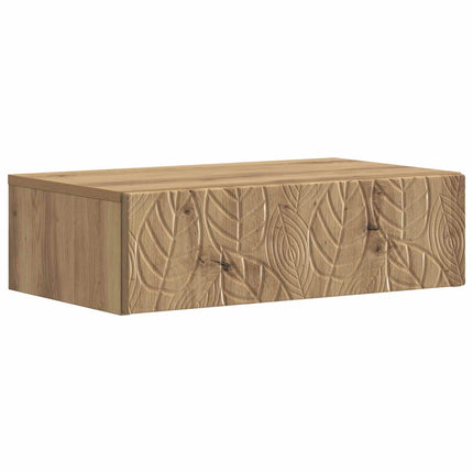 Väggmonterad sidobord Artisan-ek 87,5 x 34,5 x 17 cm