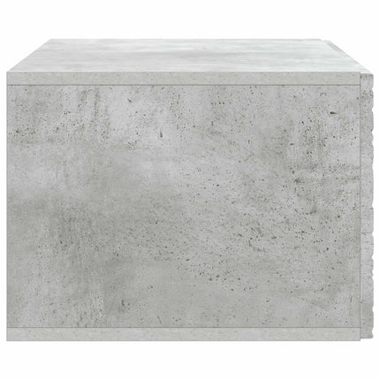 Väggmonterad TV-bänk 78,5 x 41 x 30 cm Betonggrå