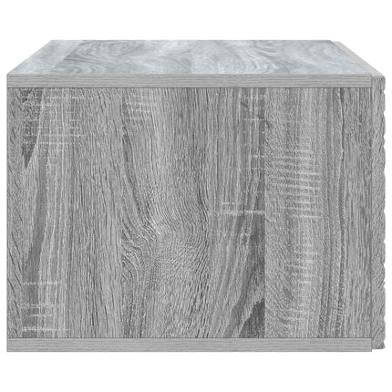 Väggmonterad TV-bänk 98 x 41 x 30 cm Grå Sonoma Konstruerat trä