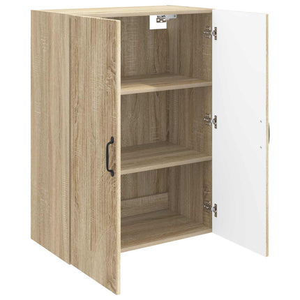 Väggmonterat skåp Sonoma-ek 66 x 34,5 x 90 cm Konstruerat trä