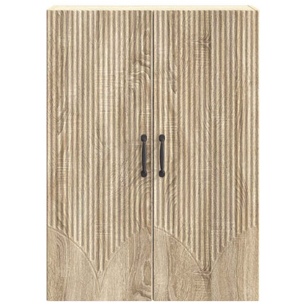 Väggmonterat skåp Sonoma-ek 66 x 34,5 x 90 cm Konstruerat trä