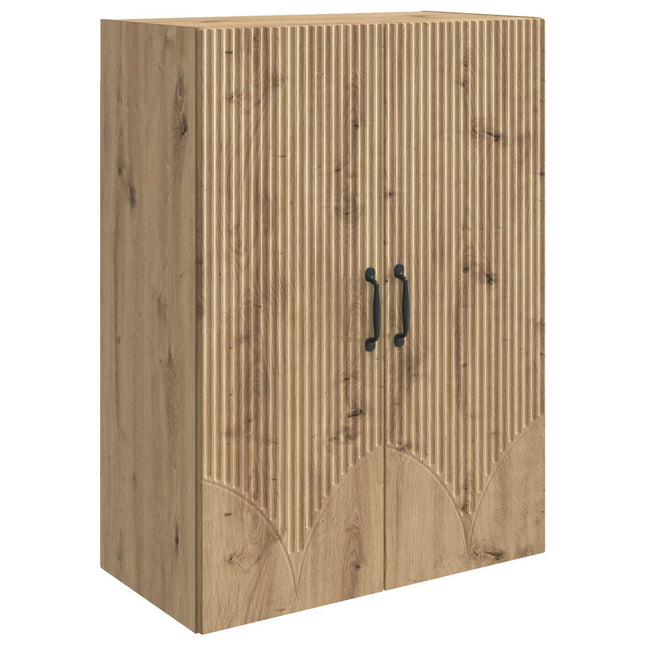 Väggmonterat skåp 66 x 34,5 x 90 cm Konstruerat trä Artisan-ek