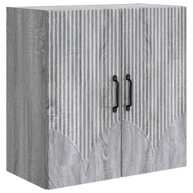 Väggmonterat skåp 59 x 31 x 60 cm Konstruerat trä Grå Sonoma