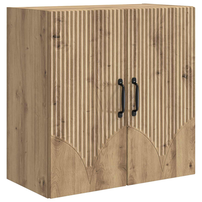 Väggmonterat skåp 59 x 31 x 60 cm Konstruerat trä Artisan-ek