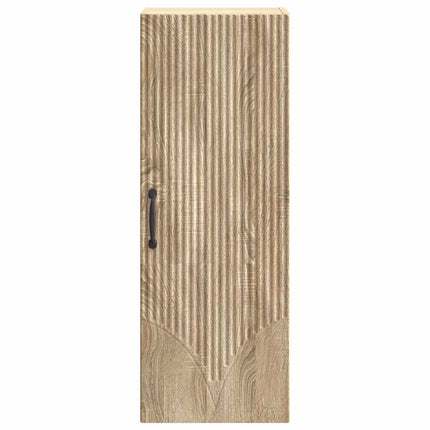 Väggmonterat skåp Sonoma-ek 33 x 34,5 x 90 cm Konstruerat trä