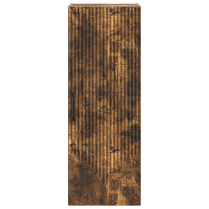 Väggmonterat skåp Rökt ek 33 x 34,5 x 90 cm Konstruerat trä
