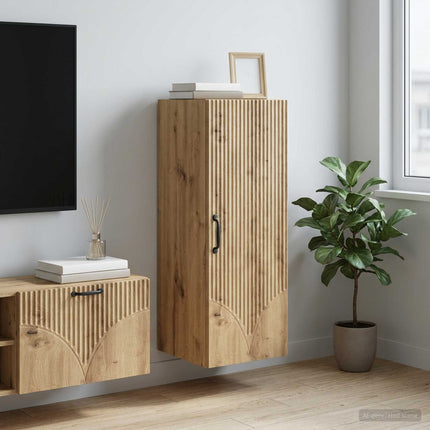 Väggmonterat skåp 33 x 34,5 x 90 cm Konstruerat trä Artisan-ek