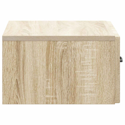 Väggmonterat Sängbord 2 pcs Sonoma-ek 49 x 34,5 x 20 cm