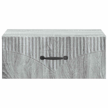 Väggmonterat Sängbord 2 pcs Grå sonoma-ek 49 x 34,5 x 20 cm