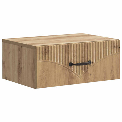 Väggmonterat Sängbord 2 pcs Artisan-ek 49 x 34,5 x 20 cm