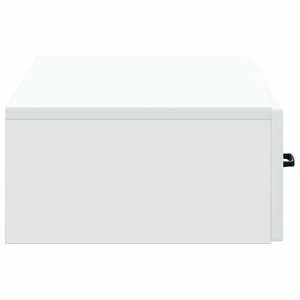Väggmonterad sidobord Vit 87,5 x 34,5 x 17 cm Konstruerat trä