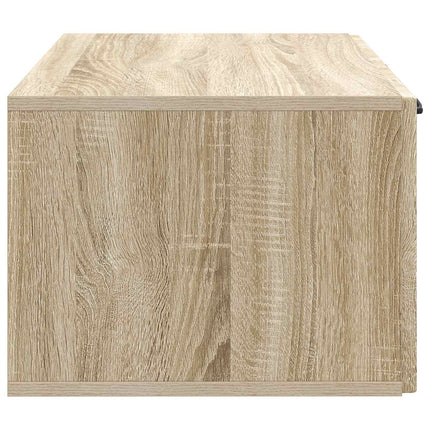 Väggmonterad TV-bänk Väggmonterad Sonoma-ek 59,5 x 41 x 30 cm