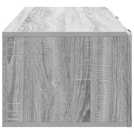Väggmonterad TV-bänk Grå sonoma-ek 78,5 x 41 x 30 cm