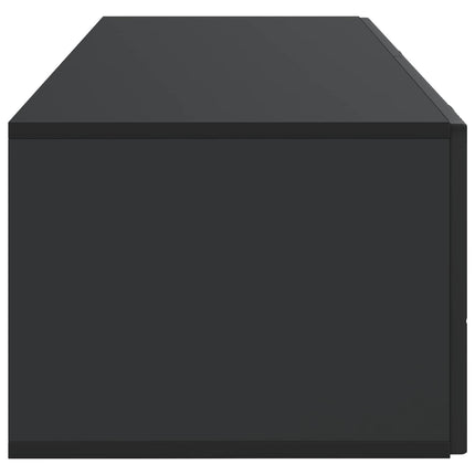 Väggmonterad TV-bänk Svart 98 x 41 x 30 cm Konstruerat trä