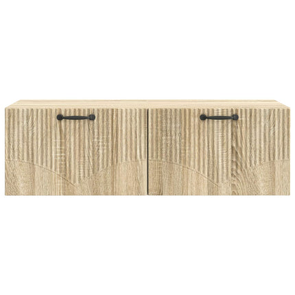 Väggmonterad TV-bänk Sonoma-ek 98 x 41 x 30 cm Konstruerat trä