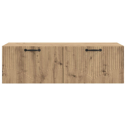 Väggmonterad TV-bänk Artisan-ek 98 x 41 x 30 cm Konstruerat trä
