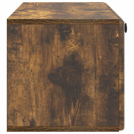Väggmonterad TV-bänk Rökt ek 59,5 x 31 x 30 cm Konstruerat trä
