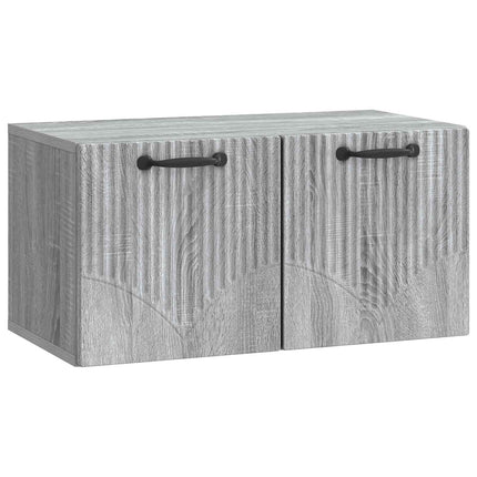 Väggmonterad TV-bänk Grå sonoma-ek 59,5 x 31 x 30 cm