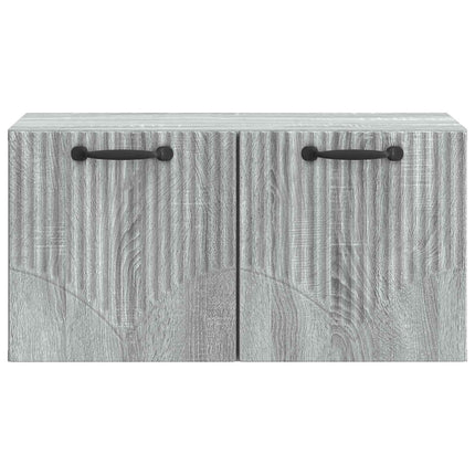 Väggmonterad TV-bänk Grå sonoma-ek 59,5 x 31 x 30 cm