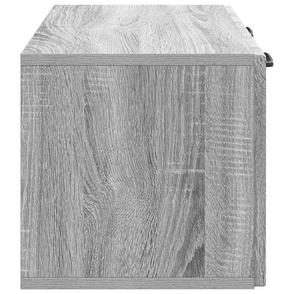 Väggmonterad TV-bänk Grå sonoma-ek 59,5 x 31 x 30 cm