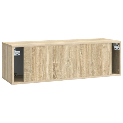 Väggmonterad TV-bänk Sonoma-ek 98 x 31 x 30 cm Konstruerat trä