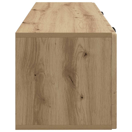 Väggmonterad TV-bänk Artisan-ek 98 x 31 x 30 cm Konstruerat trä