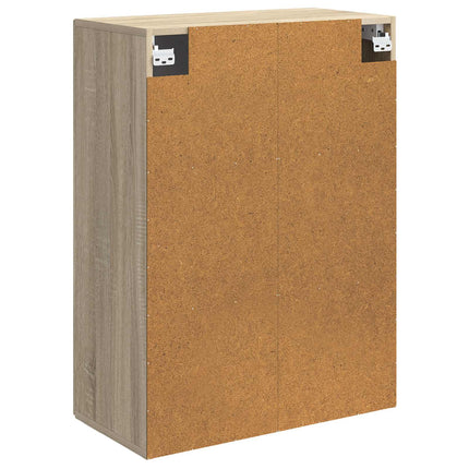 Väggmonterat skåp Sonoma-ek 66 x 34,5 x 90 cm Konstruerat trä