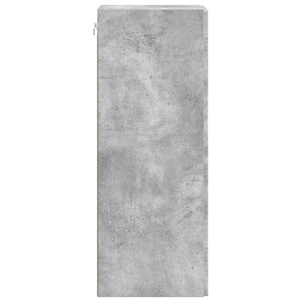 Väggmonterat skåp Betonggrå 66 x 34,5 x 90 cm Konstruerat trä