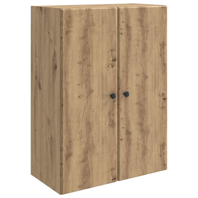 Väggmonterat skåp 66 x 34,5 x 90 cm Konstruerat trä Artisan-ek
