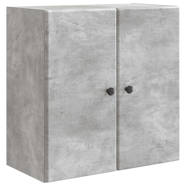 Väggmonterat skåp 59 x 31 x 60 cm Konstruerat trä Betonggrå