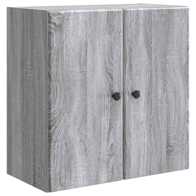 Väggmonterat skåp 59 x 31 x 60 cm Konstruerat trä Grå Sonoma