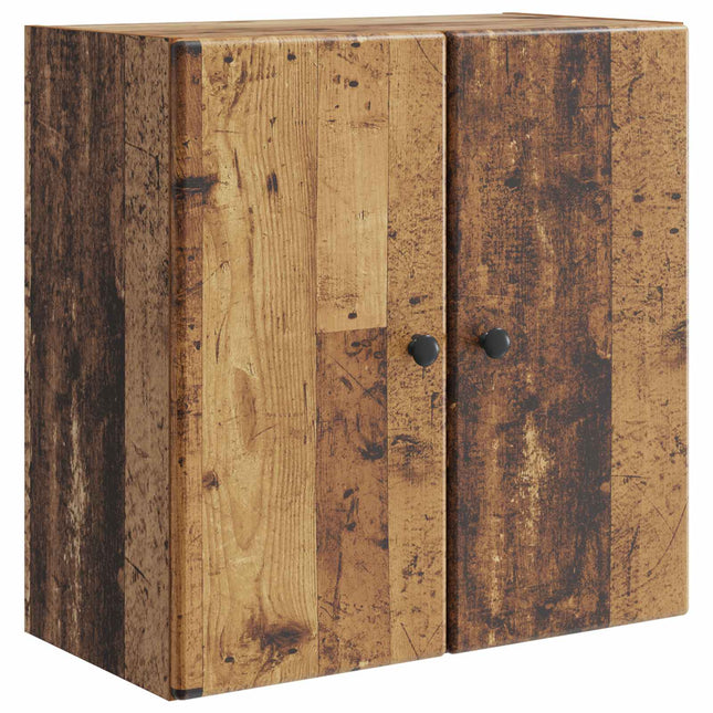 Väggmonterat skåp 59 x 31 x 60 cm Konstruerat trä Gammalt trä