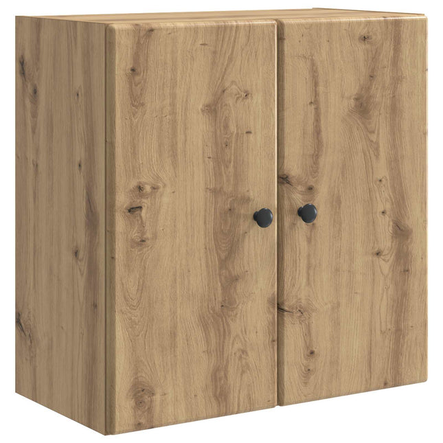 Väggmonterat skåp 59 x 31 x 60 cm Konstruerat trä Artisan-ek