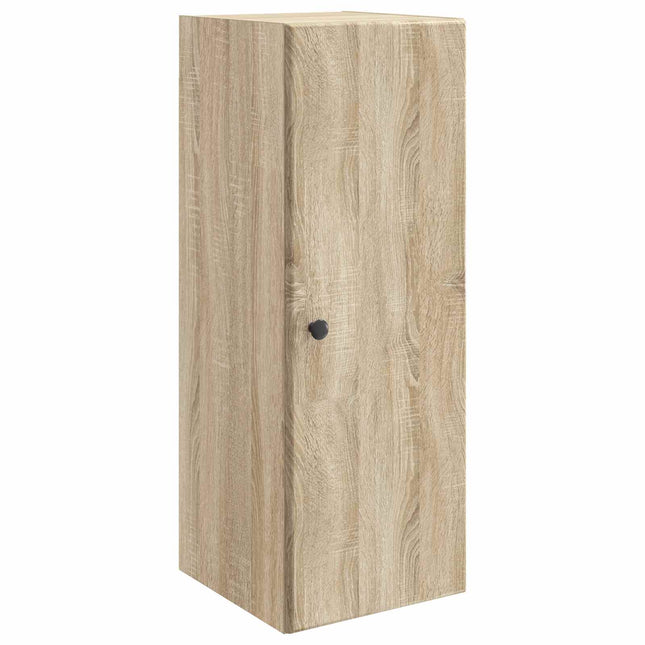 Väggmonterat skåp 33 x 34,5 x 90 cm Konstruerat trä Sonoma-ek