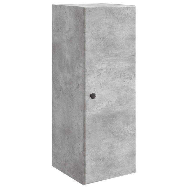 Väggmonterat skåp 33 x 34,5 x 90 cm Konstruerat trä Betonggrå
