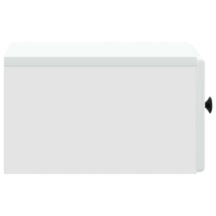 Väggmonterat Sängbord Vit 34,5 x 33 x 20 cm Konstruerat trä