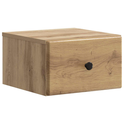 Väggmonterat Sängbord med låda Artisan-ek 34,5 x 33 x 20 cm
