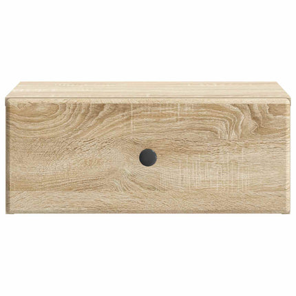Väggmonterat Sängbord 2 pcs Sonoma-ek 49 x 34,5 x 20 cm