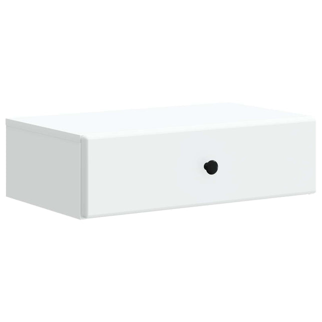 Väggmonterad sidobord Vit 59 x 34,5 x 17 cm Konstruerat trä
