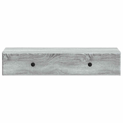 Väggmonterad sidobord Grå sonoma-ek 87,5 x 34,5 x 17 cm