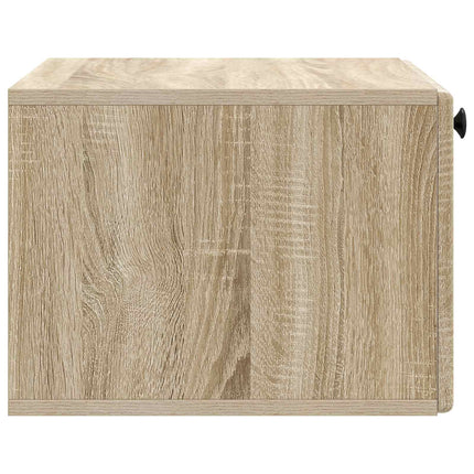 Väggmonterad TV-bänk 59,5 x 41 x 30 cm Sonoma-ek