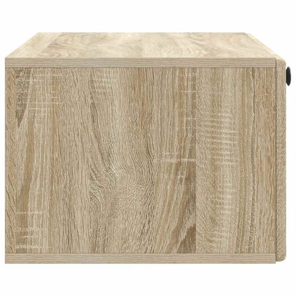 Väggmonterad TV-bänk 78,5 x 41 x 30 cm Sonoma-ek
