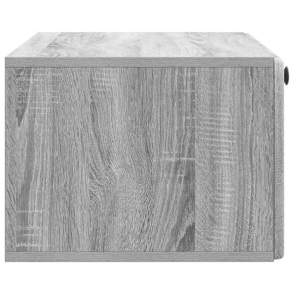 Väggmonterad TV-bänk 78,5 x 41 x 30 cm Grå Sonoma