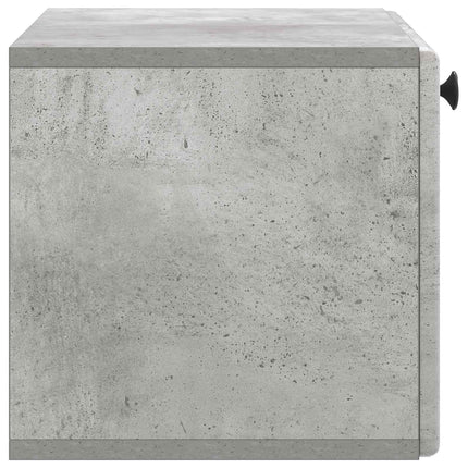 Väggmonterad TV-bänk 59,5 x 31 x 30 cm Betonggrå