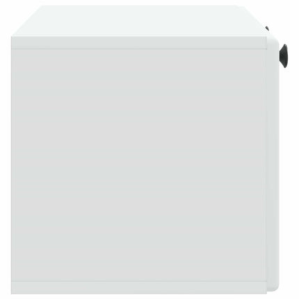 Väggmonterad TV-bänk 78,5 x 31 x 30 cm Vit Konstruerat trä