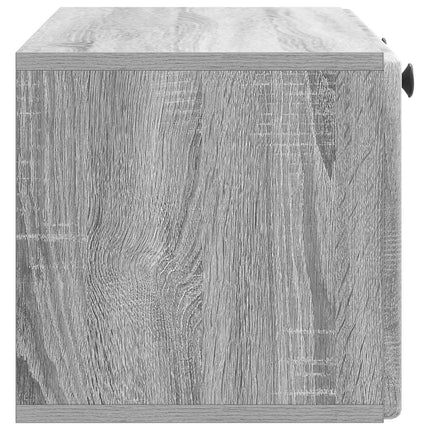 Väggmonterad TV-bänk 78,5 x 31 x 30 cm Grå Sonoma