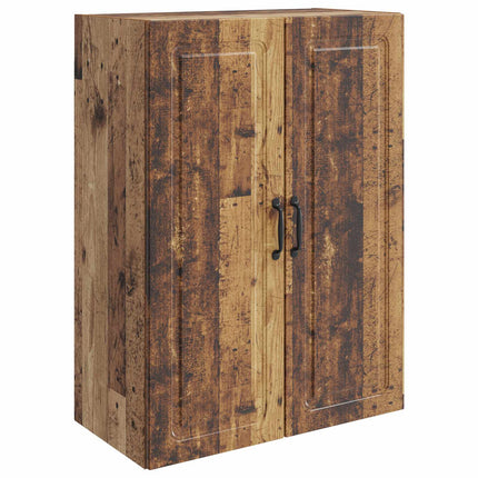 Väggmonterat skåp Gammalt trä 66 x 34,5 x 90 cm Konstruerat trä